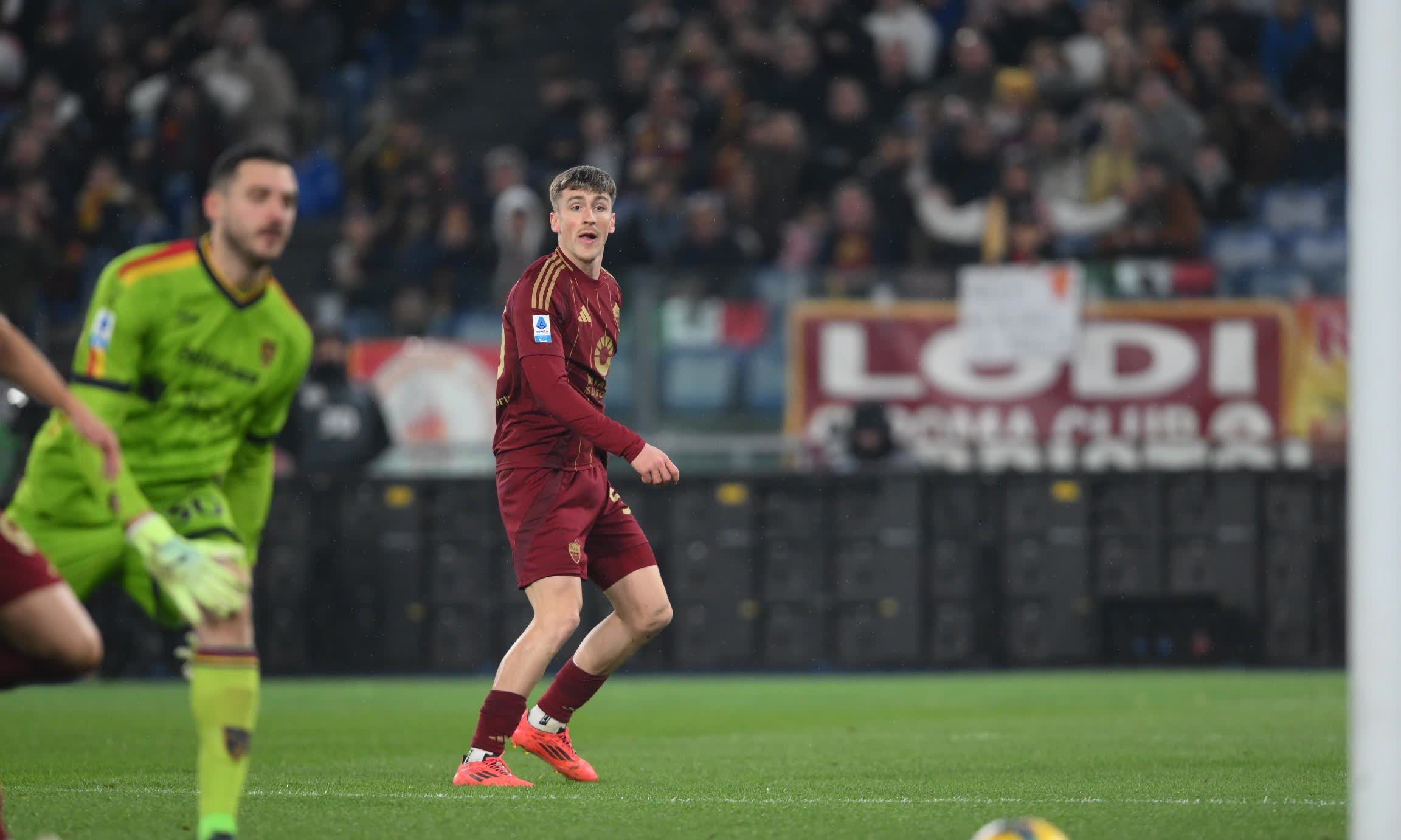 罗马前锋发挥优异，助球队取得关键胜利的简单介绍